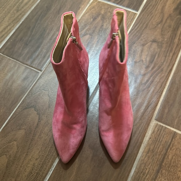 Sam Edrlman Pink suede boots size 6 - Picture 2 of 7